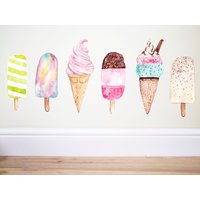 Eis Wand Aufkleber, Lollies Aufkleber, Pastell Dekor, Süßigkeiten Aufkleber, Wandaufkleber Spielzimmer, Kinderzimmer Aufkleber, Dessert Aufkleber Eis Wand Aufkleber, Lollies Aufkleber, Pastell Dekor, Süßigkeiten Aufkleber, Wandaufkleber Spielzimmer, Kinderzimmer Aufkleber, Dessert Aufkleber von TheWoodlandHaven