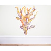 Gelbes Korallen Wandtattoo Gelbes Korallen Wandtattoo von TheWoodlandHaven