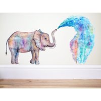 Wandtattoo Elefanten, Regenbogen Spritzer, Kinderzimmer Dekorationen, Wandtattoos, Elefanten Für Kinder, Schafe Wandtattoo Elefanten, Regenbogen Spritzer, Kinderzimmer Dekorationen, Wandtattoos, Elefanten Für Kinder, Schafe von TheWoodlandHaven