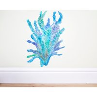 Wandtattoo Koralle, Blaue Korallensticker, Wandtattoo, Korallen, Kinderzimmer, Deko, Koralle Wandtattoo Koralle, Blaue Korallensticker, Wandtattoo, Korallen, Kinderzimmer, Deko, Koralle von TheWoodlandHaven