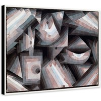 Kristallabstufung - Abstract By Paul Klee | 1921 Gewickelte Gerahmte Leinwand Rolld Canvas Foto/Poster Druck von TheWorldArtPrintCo
