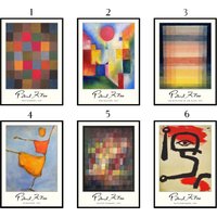 Paul Klee Poster Sets, Druck, Kunst, Blumendruck, Vintage Abstrakt, Surrealismus, Moderne A1/A2 A3 A4 von TheWorldGallery
