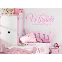 Mädchenzimmer Wandtattoo "Such A Big Miracle" Vinyl Art Mädchenzimmer Wandtattoo "Such A Big Miracle" Vinyl Art von TheWorldOfWallArt