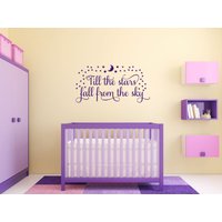 Kinderzimmer Wand Zitat "Till The Stars..." Wandbild Sticker, Vinyl Aufkleber, Modern Transfer Kinderzimmer Wand Zitat "Till The Stars..." Wandbild Sticker, Vinyl Aufkleber, Modern Transfer von TheWorldOfWallArt
