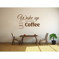 Küche "Smell The Coffee..." Wandtattoa, Wandsticker, Vinyl Aufkleber, Moderner Transfer Küche "Smell The Coffee..." Wandtattoa, Wandsticker, Vinyl Aufkleber, Moderner Transfer von TheWorldOfWallArt