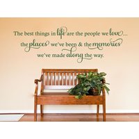 Life, Love & Memories Wandkunst Sticker, Pvc Aufkleber, Modern Transfer, Zitate Life, Love & Memories Wandkunst Sticker, Pvc Aufkleber, Modern Transfer, Zitate von TheWorldOfWallArt