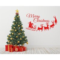 Merry Christmas, Wand Kunst Sticker, Moderne Transfer, Vinyl Aufkleber Merry Christmas, Wand Kunst Sticker, Moderne Transfer, Vinyl Aufkleber von TheWorldOfWallArt