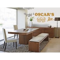 Personalisierter Bar Wandkunst Aufkleber, Vinyl Moderner Transfer Personalisierter Bar Wandkunst Aufkleber, Vinyl Moderner Transfer von TheWorldOfWallArt