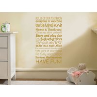 Spielzimmer Regeln Wandtattoo Moderne Kunst Aufkleber Spielzimmer Regeln Wandtattoo Moderne Kunst Aufkleber von TheWorldOfWallArt