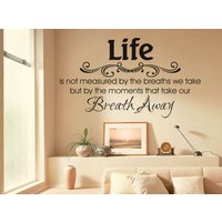 Vinyl Wand Zitat "Das Leben Ist Nicht Gemessen.". Moderne Wandtatto, Aufkleber, Transfer Vinyl Wand Zitat "Das Leben Ist Nicht Gemessen.". Moderne Wandtatto, Aufkleber, Transfer von TheWorldOfWallArt