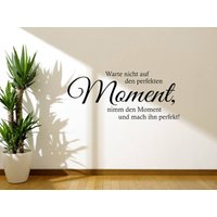 Wand Kunst Aufkleber "Der Perfekte Moment", Moderner Transfer, Zitat Wand Kunst Aufkleber "Der Perfekte Moment", Moderner Transfer, Zitat von TheWorldOfWallArt