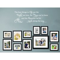 Wandspruch "Die Besten Dinge Im Leben...' Sticker, Klebefolie, Vinyl, Kunst Wandspruch "Die Besten Dinge Im Leben...' Sticker, Klebefolie, Vinyl, Kunst von TheWorldOfWallArt