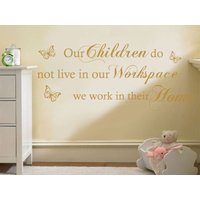 Wandsticker Familie "Unsere Kinder..." Wandbild Sticker, Aufkleber, Transfer Wandsticker Familie "Unsere Kinder..." Wandbild Sticker, Aufkleber, Transfer von TheWorldOfWallArt