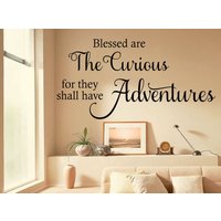 Wandtattoal "Blessed Are..."Aufkleber Wandsticker Wanddeko von TheWorldOfWallArt