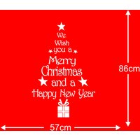 Kunstvoller Weihnachtsbaum Wandaufkleber Urlaub Vinyl Aufkleber Kunstvoller Weihnachtsbaum Wandaufkleber Urlaub Vinyl Aufkleber von TheWorldOfWallArt