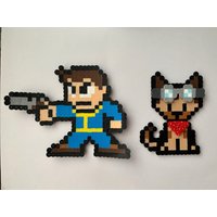 Fallout Lone Wanderer Und Dogmeat Magnet Set von TheZombshop