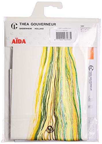 Thea Gouverneur 1063A Kreuzstich-Set, Mehrfarbig, 38 x 47cm von Thea GOUVERNEUR SINCE 1959
