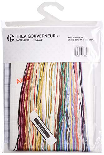 Thea Gouverneur 3023A Kreuzstich-Set, Mehrfarbig, 24x39cm von Thea GOUVERNEUR SINCE 1959