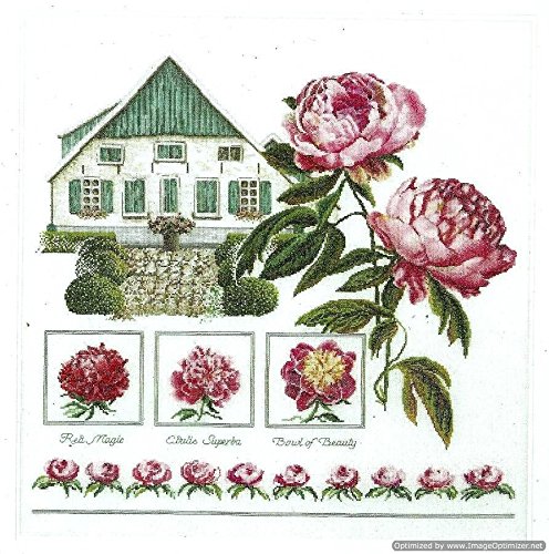 Thea Gouverneur 448 Kreuzstich-Set, Mehrfarbig, 58.5x60cm von Thea GOUVERNEUR SINCE 1959