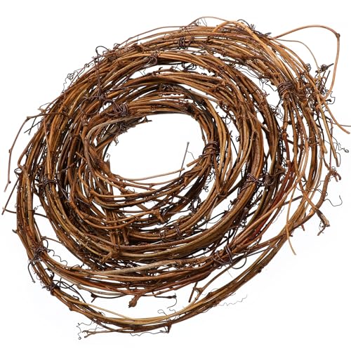 Weihnachtszweiggirlande, 4,5 m, natürliche Weinreben-Girlande, Rattan-Hänge-Rankenkranz, DIY, Basteln, Weihnachtsdekoration, Hochzeit, Urlaub, Zuhause, Wand-Party-Dekoration Weihnachtszweiggirlande, 4,5 m, natürliche Weinreben-Girlande, Rattan-Hänge-Rankenkranz, DIY, Basteln, Weihnachtsdekoration, Hochzeit, Urlaub, Zuhause, Wand-Party-Dekoration von Theaque