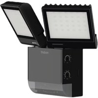 1020803 theLeda S17-100 bk LED-Strahler i integrierter Bewegungsmelder i schwarz i 17 w i Wandmontage i Lichtfarbe 4000 k i Erfassungswinkel 180° i von Theben