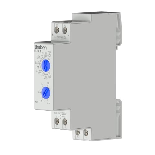 Theben 0010002 ELPA 1 - Treppenlicht-Zeitschalter elekronisch, TLZ, Ausschaltvorwarnung, Multispannung, Multifunktion, 600 W LED Theben 0010002 ELPA 1 - Treppenlicht-Zeitschalter elekronisch, TLZ, Ausschaltvorwarnung, Multispannung, Multifunktion, 600 W LED von Theben