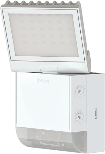 Theben 1020800 theLeda S8-100 WH LED-Strahler I integrierter Bewegungsmelder I weiß I 8,5 W I Wandmontage I Lichtfarbe 4000 K I Erfassungswinkel 180° I 10 m Reichweite I schwenkbar Theben 1020800 theLeda S8-100 WH LED-Strahler I integrierter Bewegungsmelder I weiß I 8,5 W I Wandmontage I Lichtfarbe 4000 K I Erfassungswinkel 180° I 10 m Reichweite I schwenkbar von Theben
