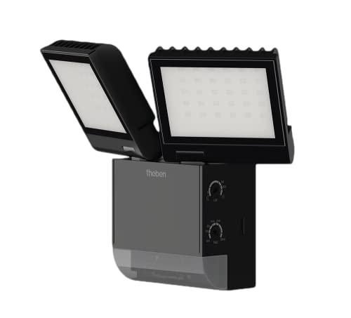 Theben 1020803 theLeda S17-100 BK LED-Strahler I integrierter Bewegungsmelder I schwarz I 17 W I Wandmontage I Lichtfarbe 4000 K I Erfassungswinkel 180° I 10 m Reichweite I schwenkbar Theben 1020803 theLeda S17-100 BK LED-Strahler I integrierter Bewegungsmelder I schwarz I 17 W I Wandmontage I Lichtfarbe 4000 K I Erfassungswinkel 180° I 10 m Reichweite I schwenkbar von Theben