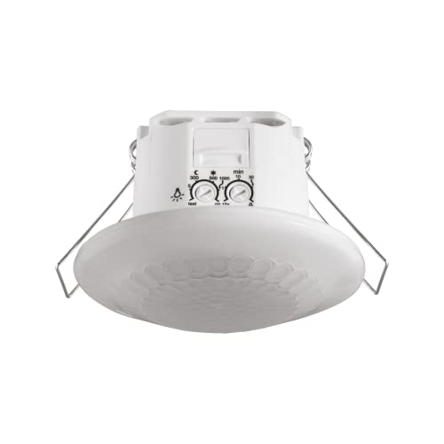 Theben 1030052 LUXA 103 S360-100-12 DE-UP WH I PIR I Passiv Infrarot Präsenzmelder I 360° Erfassungsbereich I 1 Kanal I Unterputz I Bis 400W LED I 230 V Theben 1030052 LUXA 103 S360-100-12 DE-UP WH I PIR I Passiv Infrarot Präsenzmelder I 360° Erfassungsbereich I 1 Kanal I Unterputz I Bis 400W LED I 230 V von Theben