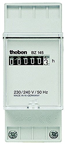 Theben 1450000 BZ145 BZ 145 230V Reiheneinbau-Betriebsstundenzähler, 2 TLE von Theben