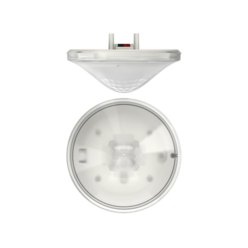 Theben 2079000 thePrema P360 KNX UP WH I Präsenzmelder Passiv-Infrarot I PIR I Erfassungsbereich rechteckig 360° I 3 Kanäle Licht, 2 Kanäle Präsenz I HKL von Theben