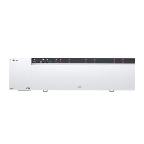 Theben - 4900373 - HMT 6 S KNX - Heizungsaktor zur Regelung von 6 Heizkreisen mit thermischen Stellantrieben, schaltend 24 V DC oder stetig 0-10 V DC - Einbindung von bis zu 2 Heizkreispumpen Theben - 4900373 - HMT 6 S KNX - Heizungsaktor zur Regelung von 6 Heizkreisen mit thermischen Stellantrieben, schaltend 24 V DC oder stetig 0-10 V DC - Einbindung von bis zu 2 Heizkreispumpen von Theben