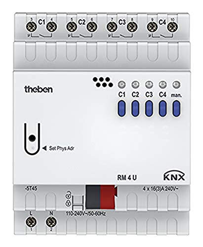 Theben 4940223 - Stellmodul rm 4 u-knx 4 Kanal fix2 von Theben