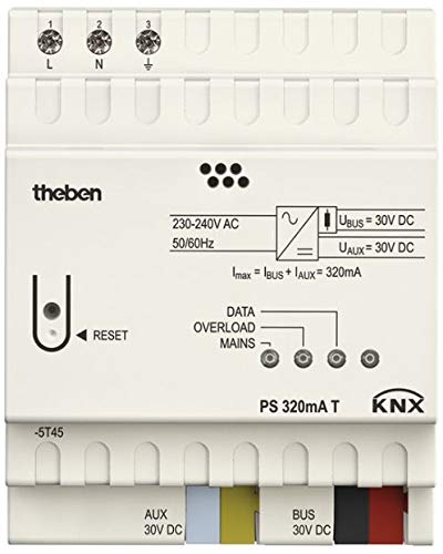Theben 9070957 PS 320 mA T KNX zur Spannungsversorgung und Überwachung der KNX-Systemspannung von Theben