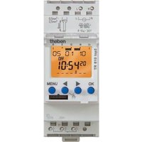 Theben Zeitschaltuhr digital 1-Kanal REG 7Tag 2TE TR 610 top2 G - 6100110 von Theben