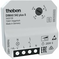 Theben - dimax 542 plus s - Universaldimmer, autom. Lasterkennung, Poti-Bedienung - weiß von Theben