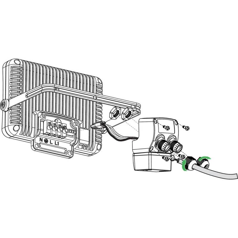 Theben theLeda B Lichtsensormodul schwarz von Theben