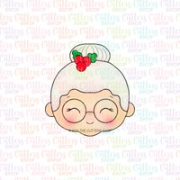 Frau Claus Ausstechform, Fondant Ausstechform Frau Claus Ausstechform, Fondant Ausstechform von S4UCCUTTERS