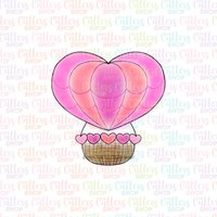 Heißluftballon H Ausstechform, Valentinstag Ausstechformen Oder Fondant Ausstechform von S4UCCUTTERS