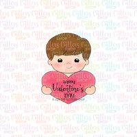 Jungen Herz Plakette Ausstechform, Valentines Ausstechformen Oder Fondant Ausstechform Jungen Herz Plakette Ausstechform, Valentines Ausstechformen Oder Fondant Ausstechform von S4UCCUTTERS