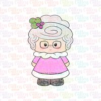 Frau Claus Rosa Ausstechform, Weihnachtsausstechform Oder Fondant Ausstechform Frau Claus Rosa Ausstechform, Weihnachtsausstechform Oder Fondant Ausstechform von S4UCCUTTERS