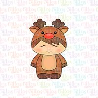 Rentier Kleiner Junge Ausstechform, Weihnachtsausstechform Oder Fondant Ausstechform Rentier Kleiner Junge Ausstechform, Weihnachtsausstechform Oder Fondant Ausstechform von S4UCCUTTERS