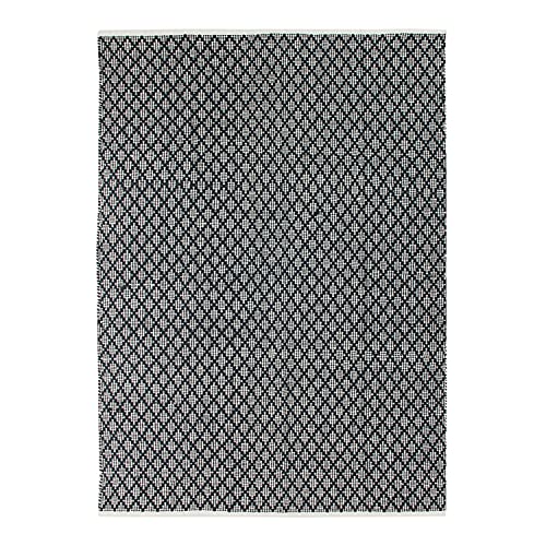 The Deco Factory Crossover Teppich, 160 x 230 cm, weiß/schwarz von Thedecofactory