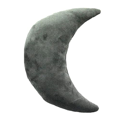 Thedecofactory Kissen in Form von Mond grau extra weich 30 x 45 cm Polyester 45 x 30 cm von Thedecofactory