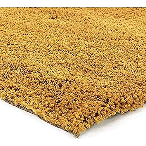 Thedecofactory Teppich Extra Weich, Polyester, gelb skandinavischen, 230 x 160 x 2 cm von Thedecofactory