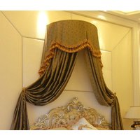 Benutzerdefinierte Bett Krone Ideal Für Master-Schlafzimmer Ihrer Wahl Von Stoffen Maßgefertigt von Thehomeandflowershop