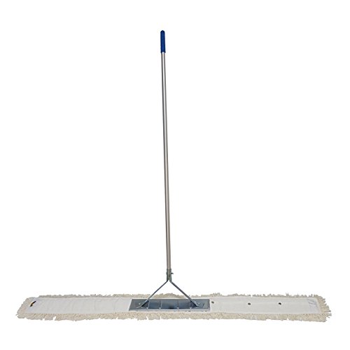 Wischset 160 cm 3-teilig ( 1 x Mopphalter 160 cm 1 x Alu-Stiel 140 cm 1 x Baumwollmopp ) Bodenwischset Wischerset Bodenwischer Mopphalter starr Baumwolle von ThEis