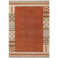 THEKO Wollteppich "Nuno, reine Wolle, handgearbeitet, mit Bordüre", rechteckig, 14 mm Höhe, handgetuftet, Wohnzimmer, Schlafzimmer, Esszimmer, auch als Läufer THEKO Wollteppich "Nuno, reine Wolle, handgearbeitet, mit Bordüre", rechteckig, 14 mm Höhe, handgetuftet, Wohnzimmer, Schlafzimmer, Esszimmer, auch als Läufer von Theko