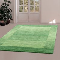 THEKO Wollteppich "Gabbeh Super, Handweb Teppich, Bordüre, reine Wolle, handgewebt", rechteckig, 9 mm Höhe, Schlafzimmer, Wohnzimmer, Esszimmer, auch als Läufer und Bettumrandung von Theko