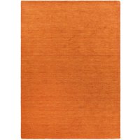 THEKO Wollteppich "Gabbeh Uni, Handweb Teppich, meliert, reine Wolle, handgewebt", rechteckig, 14 mm Höhe, Schlafzimmer, Wohnzimmer, Esszimmer, auch als Läufer oder rund von Theko